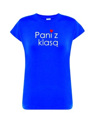 T-shirt damski pani z klasą - 10 kolorów do wyboru