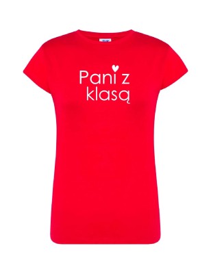 T-shirt damski pani z klasą - 10 kolorów do wyboru