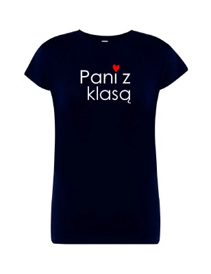 T-shirt damski pani z klasą - 10 kolorów do wyboru