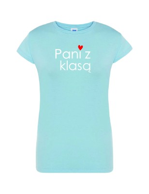 T-shirt damski pani z klasą - 10 kolorów do wyboru