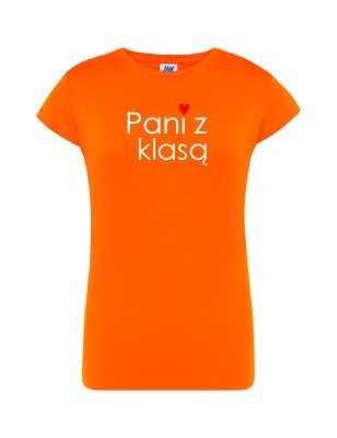 T-shirt damski pani z klasą - 10 kolorów do wyboru