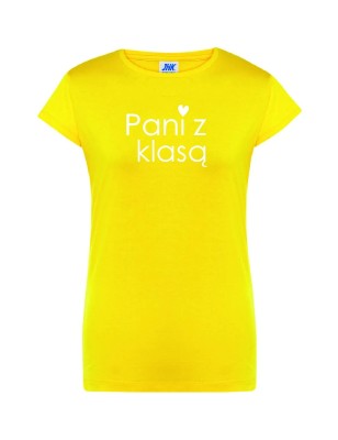 T-shirt damski pani z klasą - 10 kolorów do wyboru