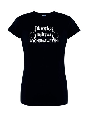 T-shirt damski najlepsza wychowawczyni - 10 kolorów do wyboru