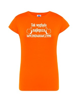 T-shirt damski najlepsza wychowawczyni - 10 kolorów do wyboru