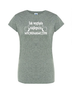 T-shirt damski najlepsza wychowawczyni - 10 kolorów do wyboru