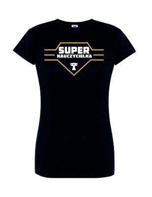 T-shirt damski super nauczycielka - 10 kolorów do wyboru