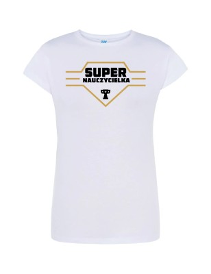 T-shirt damski super nauczycielka - 10 kolorów do wyboru