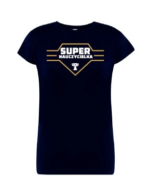 T-shirt damski super nauczycielka - 10 kolorów do wyboru