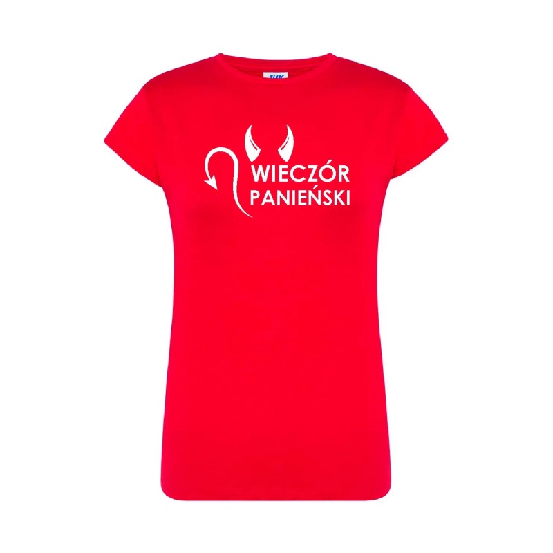 T-shirt damski wieczór panieński diabełek - 10 kolorów do wyboru