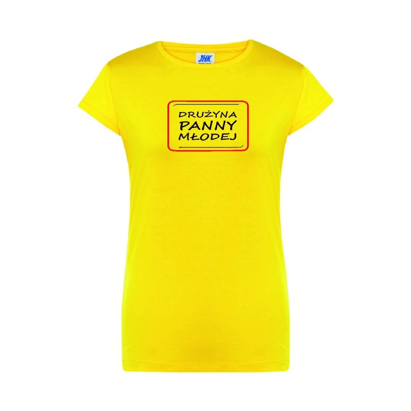 T-shirt damski drużyna panny młodej  - 10 kolorów do wyboru