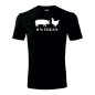 T-shirt męski 0% vegan - 10 kolorów do wyboru