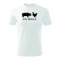 T-shirt męski 0% vegan - 10 kolorów do wyboru