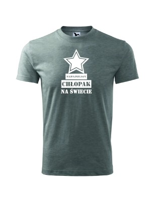 T-shirt męski najfajniejszy chłopak na świecie - 10 kolorów do wyboru