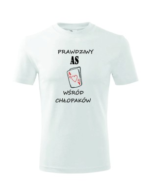 T-shirt męski prawdziwy AS - 10 kolorów do wyboru