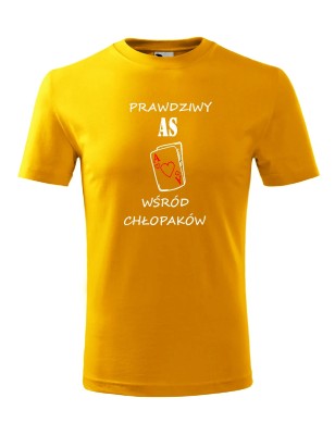 T-shirt męski prawdziwy AS - 10 kolorów do wyboru