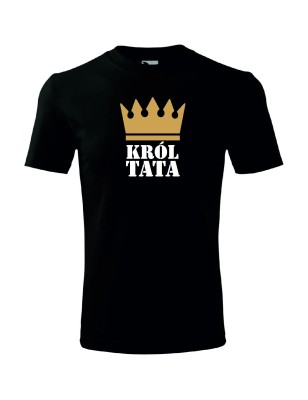 T-shirt męski król tata - 10 kolorów do wyboru