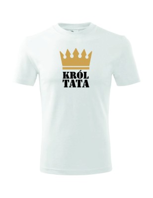 T-shirt męski król tata - 10 kolorów do wyboru