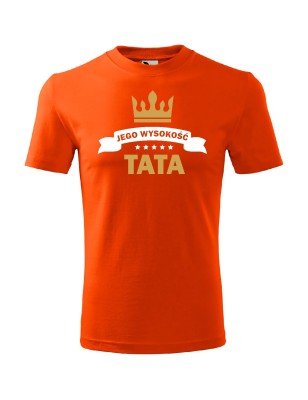 T-shirt męskI jego wysokość tata - 10 kolorów do wyboru