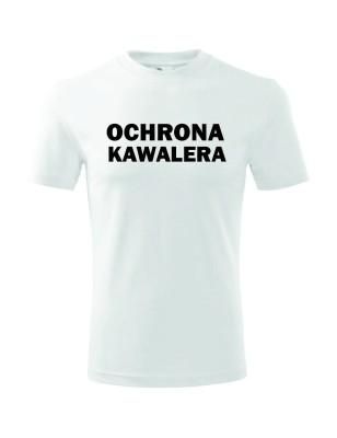 T-shirt męski ochrona kawalera - 10 kolorów do wyboru