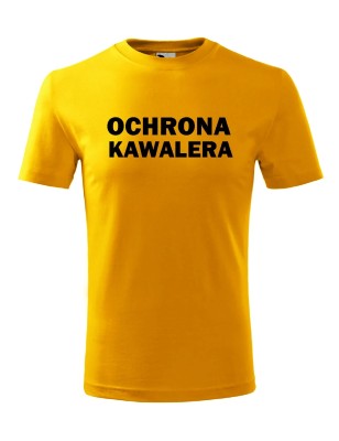 T-shirt męski ochrona kawalera - 10 kolorów do wyboru