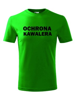 T-shirt męski ochrona kawalera - 10 kolorów do wyboru