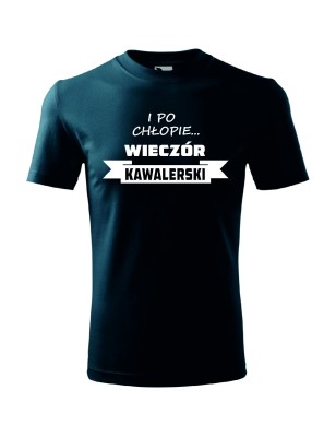 T-shirt męski i po chłopie - 10 kolorów do wyboru