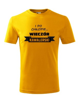 T-shirt męski i po chłopie - 10 kolorów do wyboru