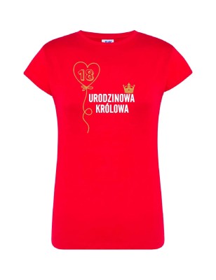 T-shirt urodzinowa Królowa - 10 kolorów do wyboru