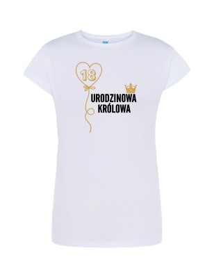 T-shirt urodzinowa Królowa - 10 kolorów do wyboru