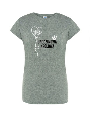 T-shirt urodzinowa Królowa - 10 kolorów do wyboru