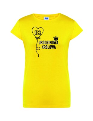 T-shirt urodzinowa Królowa - 10 kolorów do wyboru