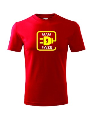 T-shirt męski mam fazę - 10 kolorów do wyboru