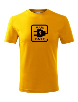 T-shirt męski mam fazę - 10 kolorów do wyboru