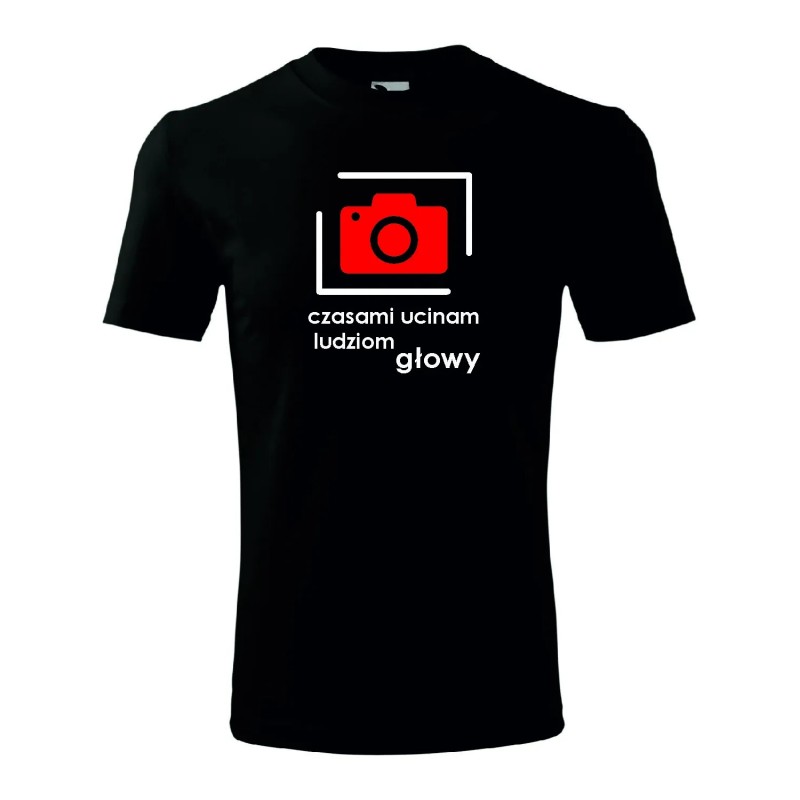 T-shirt męski czasami ucinam głowy - 10 kolorów do wyboru