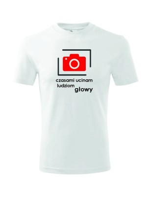 T-shirt męski czasami ucinam głowy - 10 kolorów do wyboru