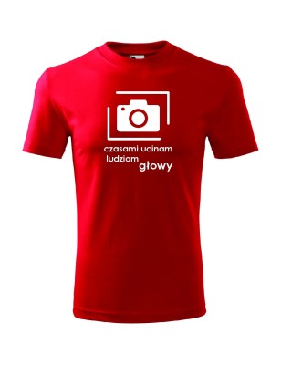 T-shirt męski czasami ucinam głowy - 10 kolorów do wyboru