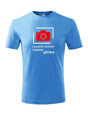 T-shirt męski czasami ucinam głowy - 10 kolorów do wyboru