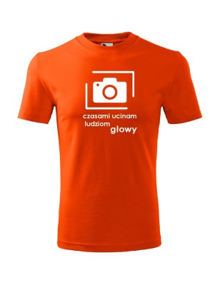 T-shirt męski czasami ucinam głowy - 10 kolorów do wyboru