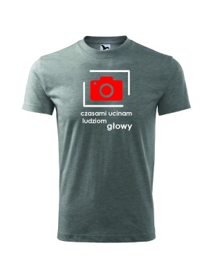 T-shirt męski czasami ucinam głowy - 10 kolorów do wyboru