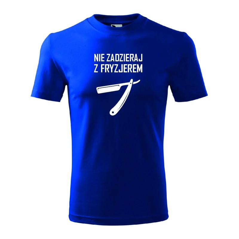 T-shirt męski nie zadzieraj z fryzjerem - 10 kolorów do wyboru