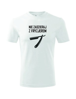 T-shirt męski nie zadzieraj z fryzjerem - 10 kolorów do wyboru