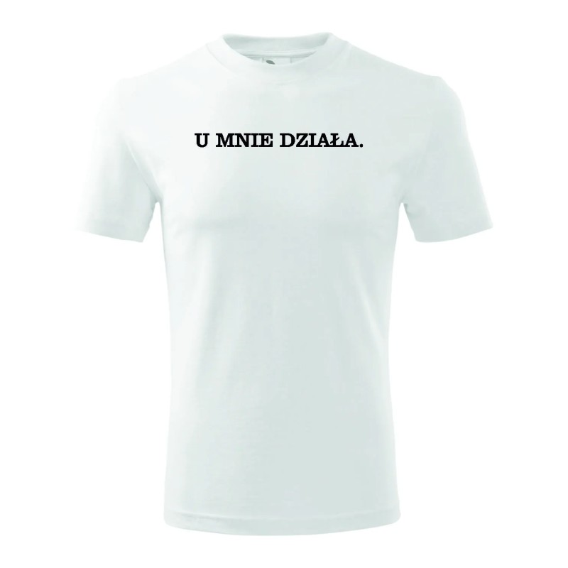 T-shirt męski u mnie działa - 10 kolorów do wyboru