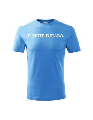 T-shirt męski u mnie działa - 10 kolorów do wyboru