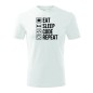 T-shirt męski eat sleep code repeat - 10 kolorów do wyboru