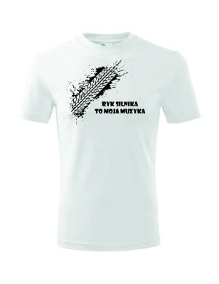 T-shirt męski ryk sillnika to moja muzyka - 10 kolorów do wyboru