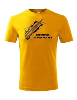 T-shirt męski ryk sillnika to moja muzyka - 10 kolorów do wyboru