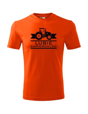 T-shirt męski lubię zapierdalać - 10 kolorów do wyboru