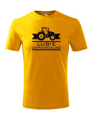 T-shirt męski lubię zapierdalać - 10 kolorów do wyboru