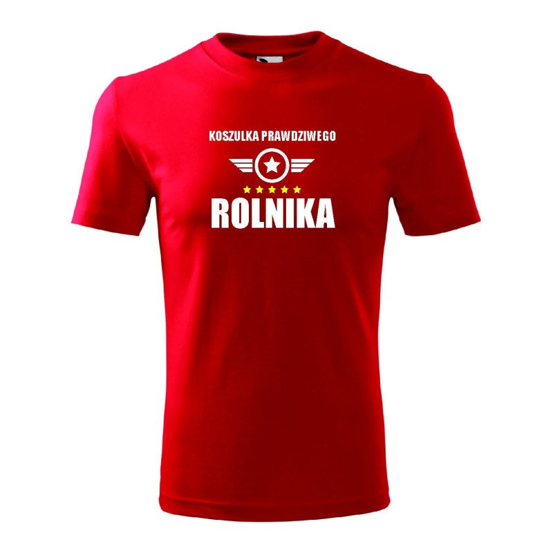 T-shirt męski koszulka prawdziwego rolnika - 10 kolorów do wyboru