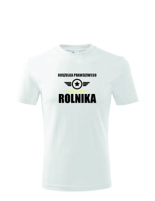 T-shirt męski koszulka prawdziwego rolnika - 10 kolorów do wyboru